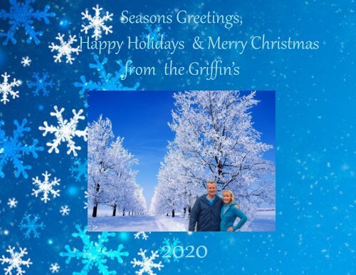Griff's Christmas Letter 2020  