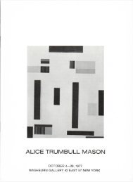Alice Trumbull Mason 1977
