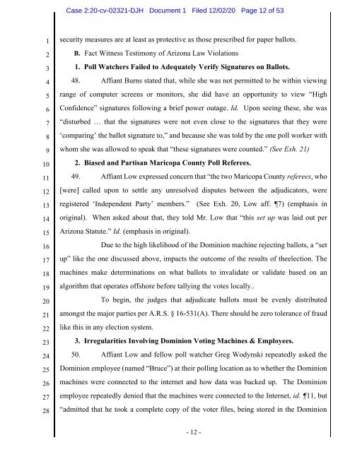 Arizona Kraken lawsuit