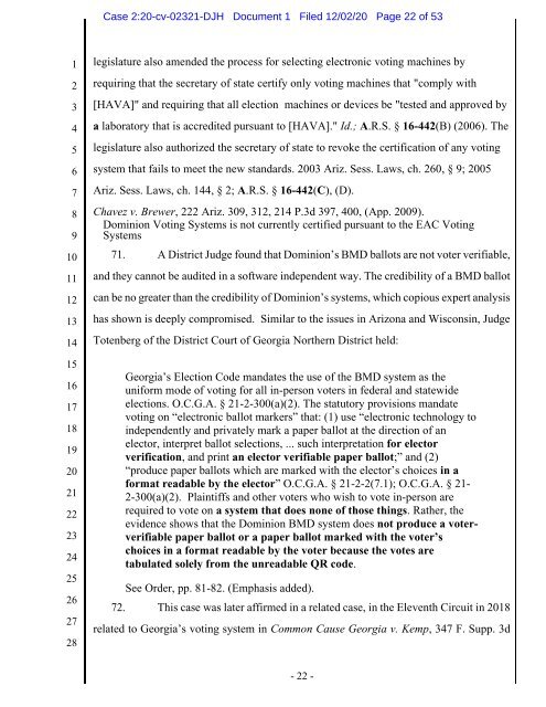 Arizona Kraken lawsuit