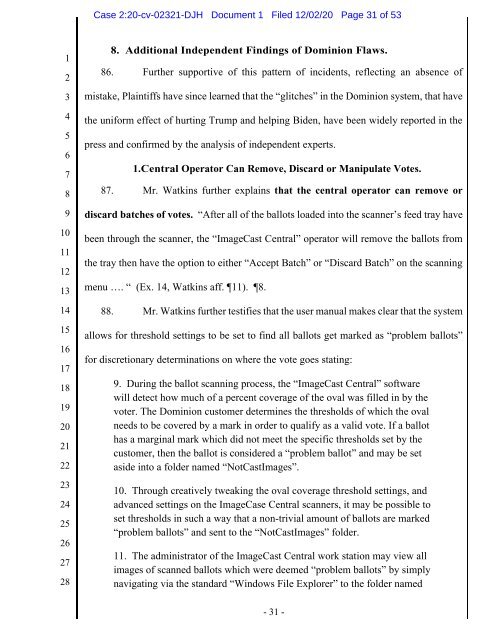 Arizona Kraken lawsuit