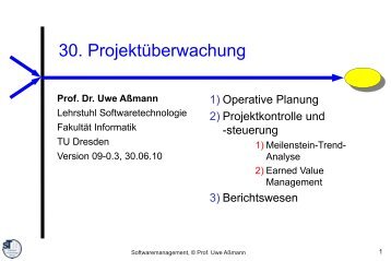 30-projektueberwachu.. - Lehrstuhl für Softwaretechnologie
