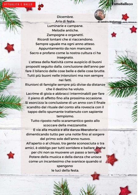 TuttoBallo20 dicembre - Dicembre 2020 EnjoyArt