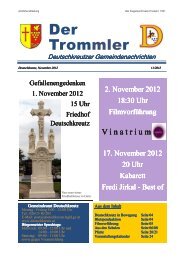 Trommler November 2012 - Deutschkreutz
