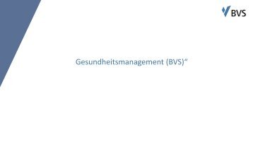 Gesundheitsmanagement