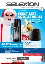 Selexion Eindejaarsfolder Willems - actie Sodastream