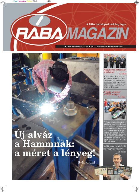 Új alváz a Hammnak: a méret a lényeg! - Rába