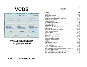 VCDS VW/AUDI/SEAT/SKODA Programinė įranga ... - Autotestas