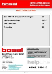 NEWSLETTER 02/2009 Bosal Deutschland GmbH ...