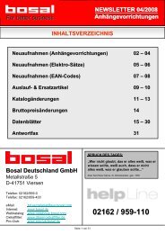 NEWSLETTER 04/2008 Bosal Deutschland GmbH ...