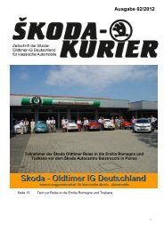 Ausgabe 02/2012 - Skoda-Oldtimer IG