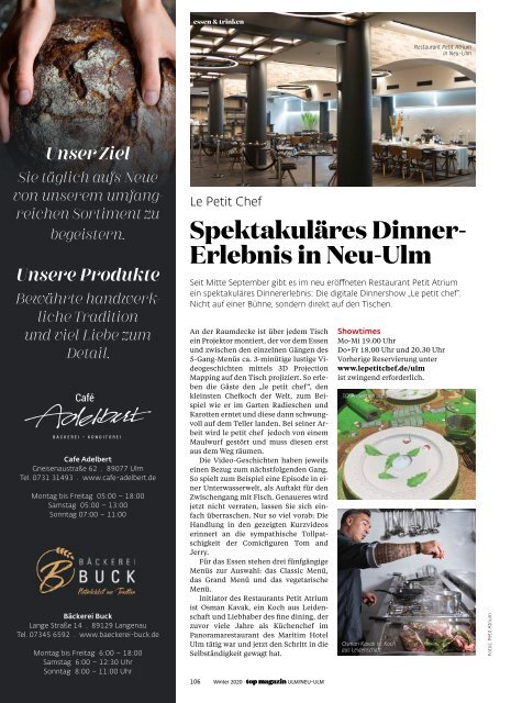 TOP Magazin Ulm 04/2020