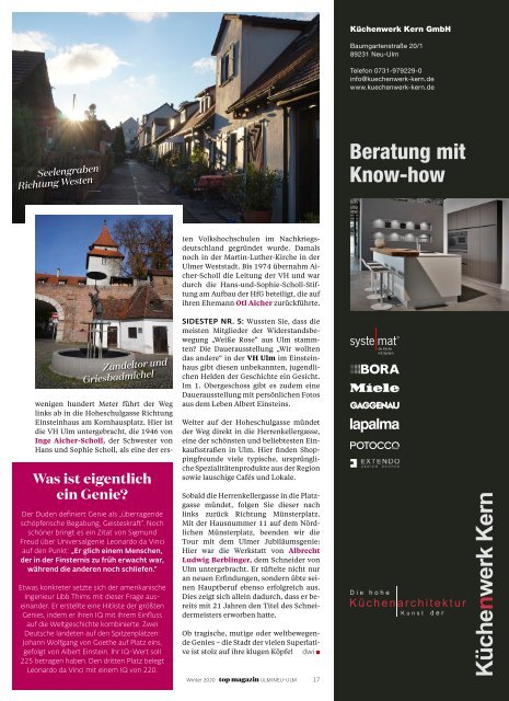 TOP Magazin Ulm 04/2020