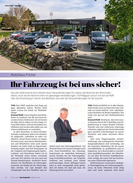 TOP Magazin Ulm 04/2020