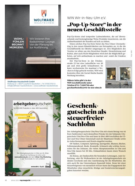 TOP Magazin Ulm 04/2020