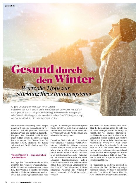 TOP Magazin Ulm 04/2020