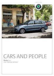 Annual report 2007 - škoda auto