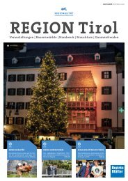 Region Tirol – Ausgabe Dezember