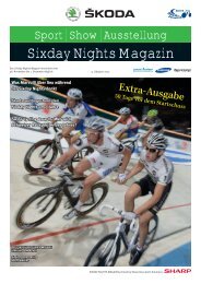 Sixday Nights Magazin - 6-Tagerennen Zürich