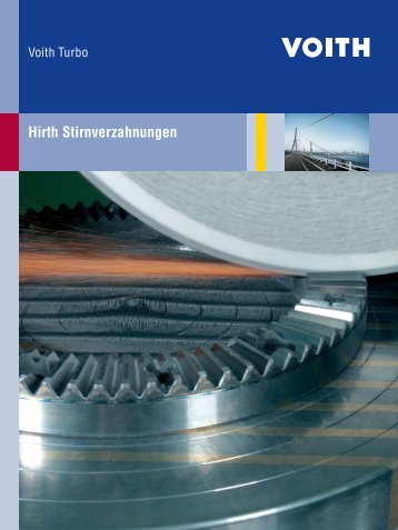 hirth stirnverzahnungen - voith turbo