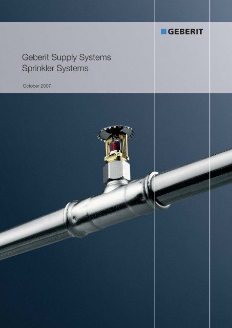 Geberit supply systems