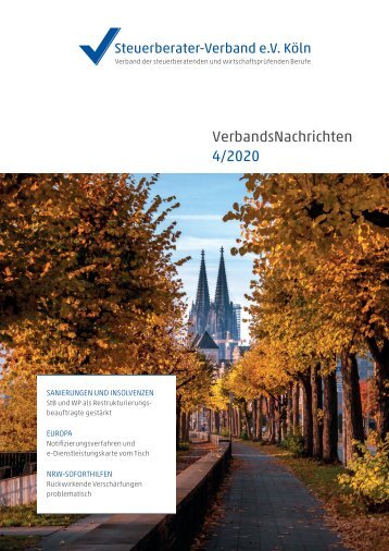 VerbandsNachrichten 4 I 2020