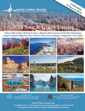 Good Times Travel Tour Catalog