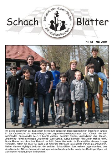 1. Mannschaft - Schachgemeinschaft Hohentübingen eV