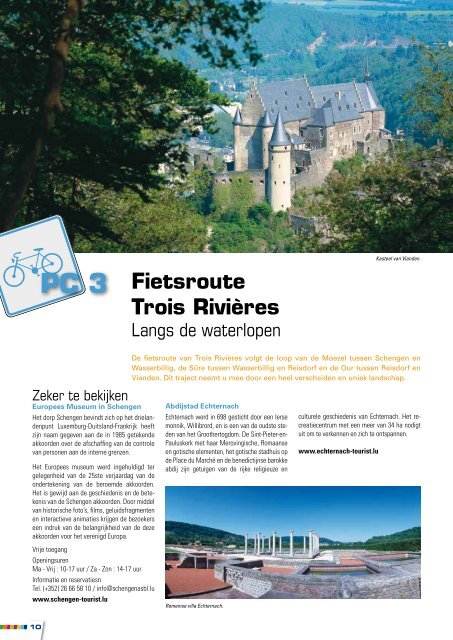 de mooiste fietsroutes van luxemburg - Département du tourisme