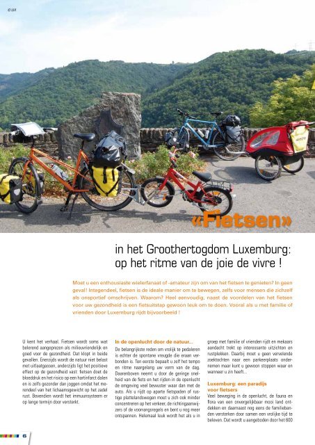 de mooiste fietsroutes van luxemburg - Département du tourisme
