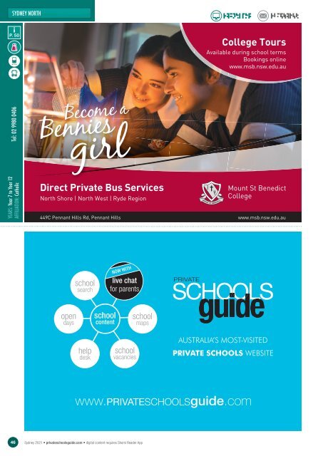 Private Schools Guide Sydney 2021