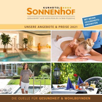 Kurhotel SONNENHOF Angebote & Preise 2021