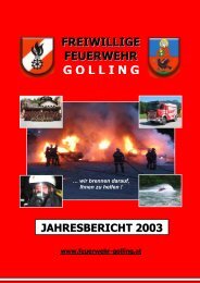 Vorschau 2004 - Freiwillige Feuerwehr Golling