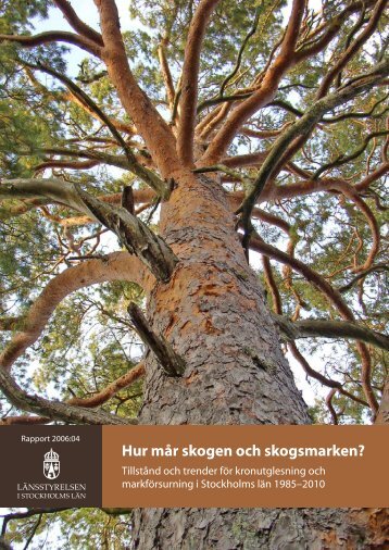 Hur mår skogen och skogsmarken? - Länsstyrelserna