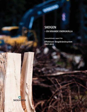 Skogen - en växande energikälla - Skogforsk