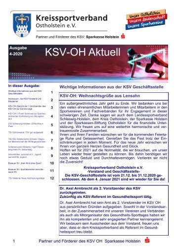 KSV OH Aktuell Ausgabe_4_November 2020