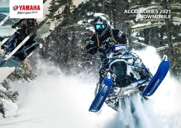 2021 Zubehör Katalog für Yamaha Schneemobile