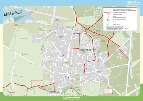 Mildenhall Cycle Map