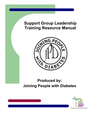 Support Group Leadership Training Resource Manual - Michigan ...