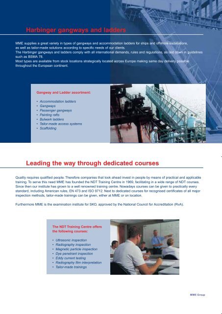 Download our company information brochure - MME Group