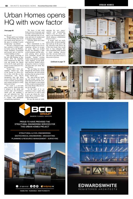 Waikato Business News November/December 2020 