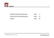 Agenda Rechtliche Rahmenbedingungen Seite 2 ... - Go Seminare