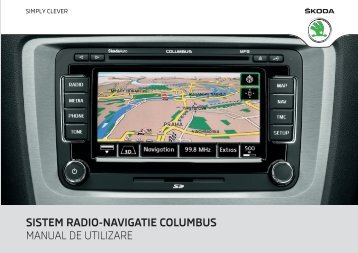 sistem radio-navigatie columbus - Media Portal - škoda auto