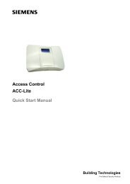 ACC Lite Installation Note - Security Products UK and Ireland