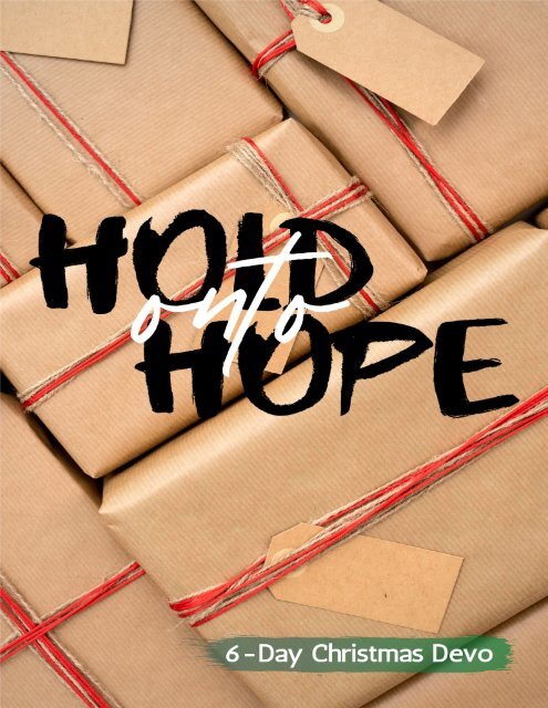 Hold Onto Hope