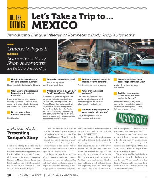 Auto Detailing News Winter issue