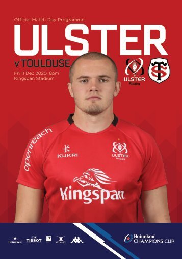 Ulster Rugby Match Day Programme - Toulouse