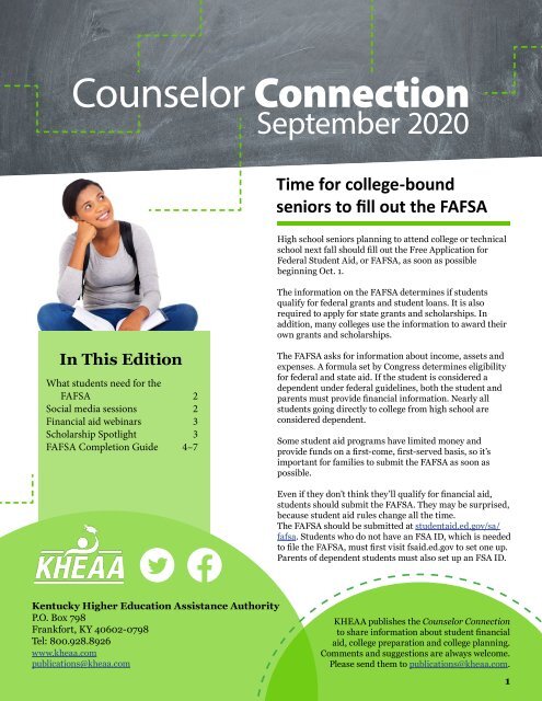 KY - Counselor Connection - September 2020