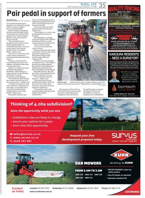 North Canterbury News: December 10, 2020