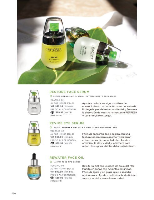 Seacret Product Catalog (US Español revisado 07/12/2020)